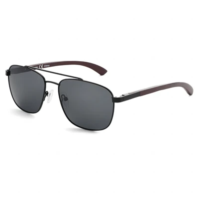 Double Bridge Aviator Metal Sunglasses