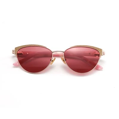 Luxury Women Butterfly Metal Polarized Sunglasses