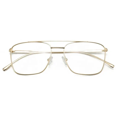 Men Double Bridge Optical Eyeglasses