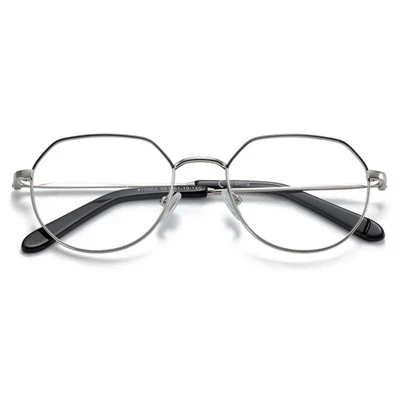 Men Metal Polygon Optical Eyeglasses