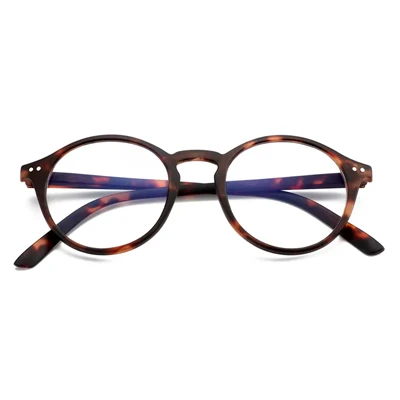 Men Round Computer Optical Eyeglasses