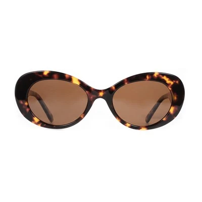 Oval Acetate Plastic Sunglasses