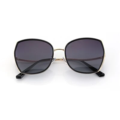 Oversized Metal Travel Women Sunglasses