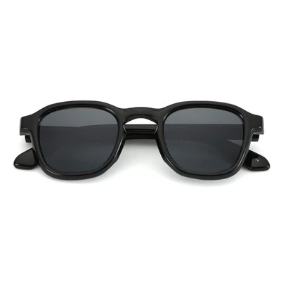 Square Retro Acetate Polarized Women Sunglasses