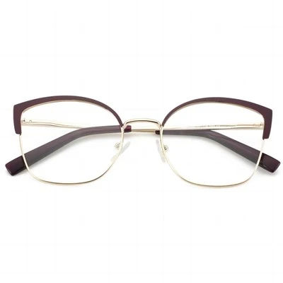 Women Metal Classic Optical Eyeglasses